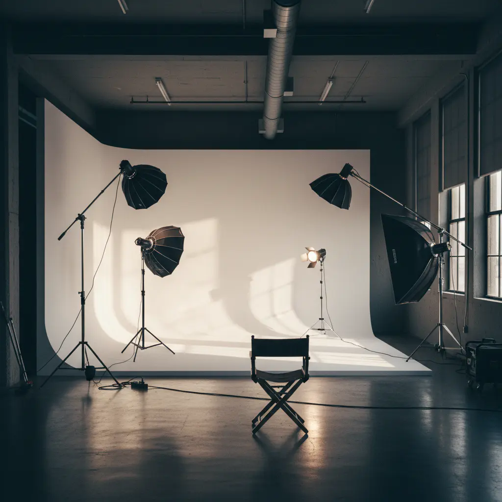 Setbau im Studio